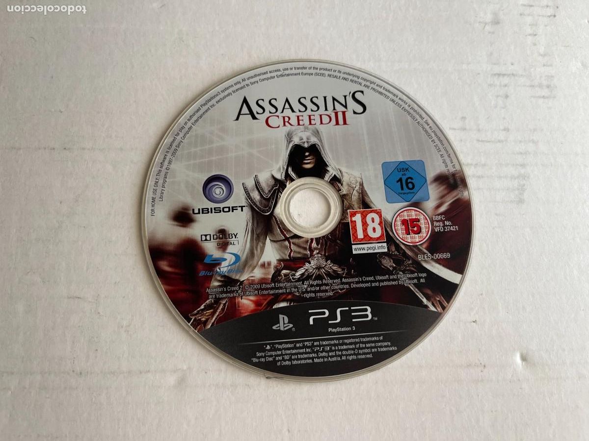 Videojuegos y consolas: ASSASSINS CREED 2- PS3 PLAYSTATION 3 PLAY STATION 3 KREATEN