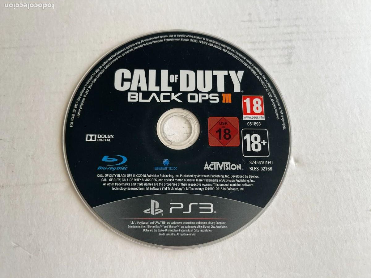 Videojuegos y consolas: CALL OF DUTY BLACK OPS II 2 - PS3 PLAYSTATION 3 PLAY STATION 3 KREATEN