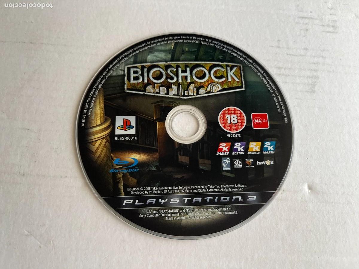 Videojuegos y consolas: BIOSHOCK - PS3 PLAYSTATION 3 PLAY STATION 3 KREATEN