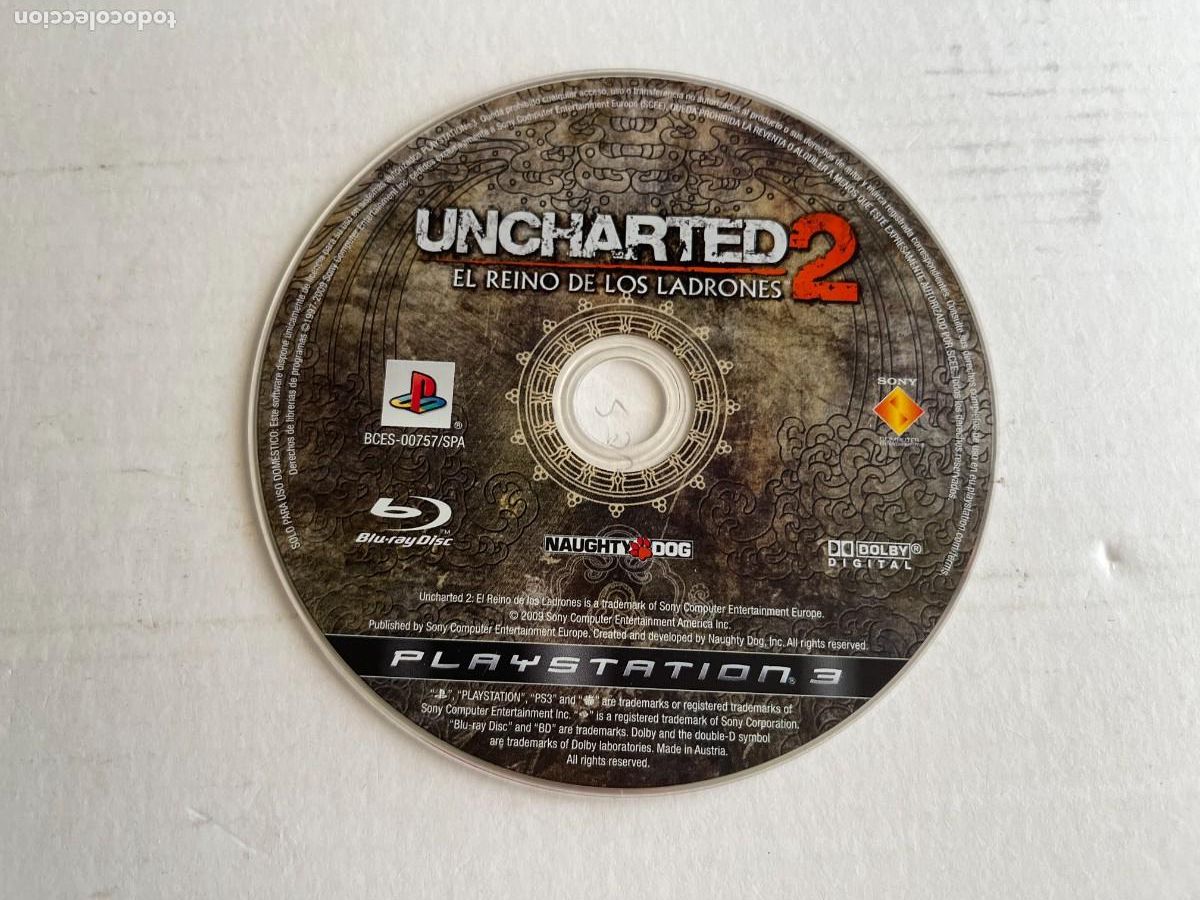 Videojuegos y consolas: UNCHARTED 2 EL REINO DE LOS LADRONES - PS3 PLAYSTATION 3 PLAY STATION 3 KREATEN