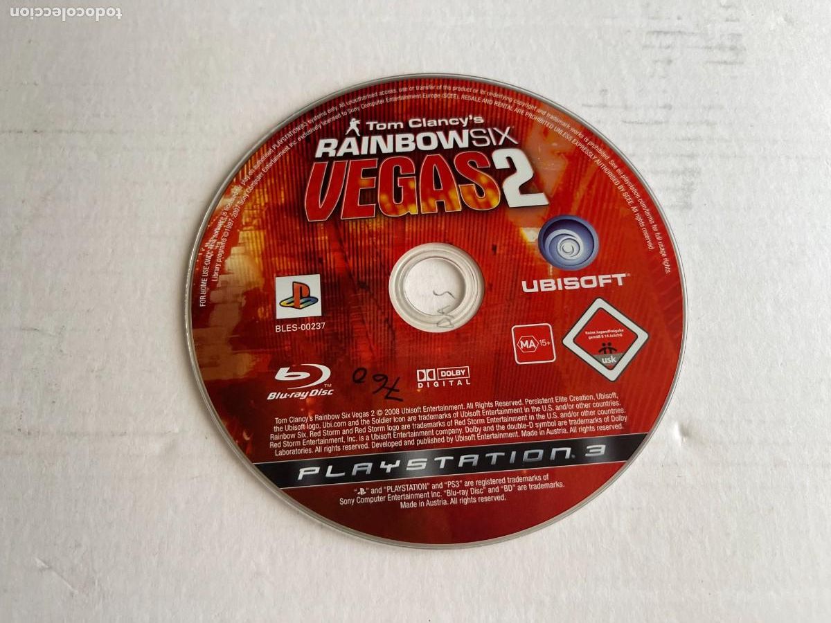 Videojuegos y consolas: RAINBOW SIX VEGAS 2 TOM CLANCYS - PS3 PLAYSTATION 3 PLAY STATION 3 KREATEN