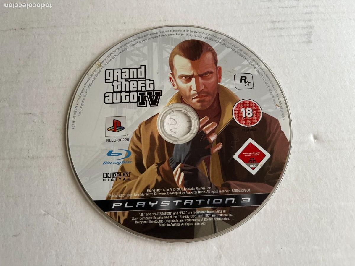 Videojuegos y consolas: GRAND THEFT AUTO IV GTA 4 - PS3 PLAYSTATION 3 PLAY STATION 3 KREATEN