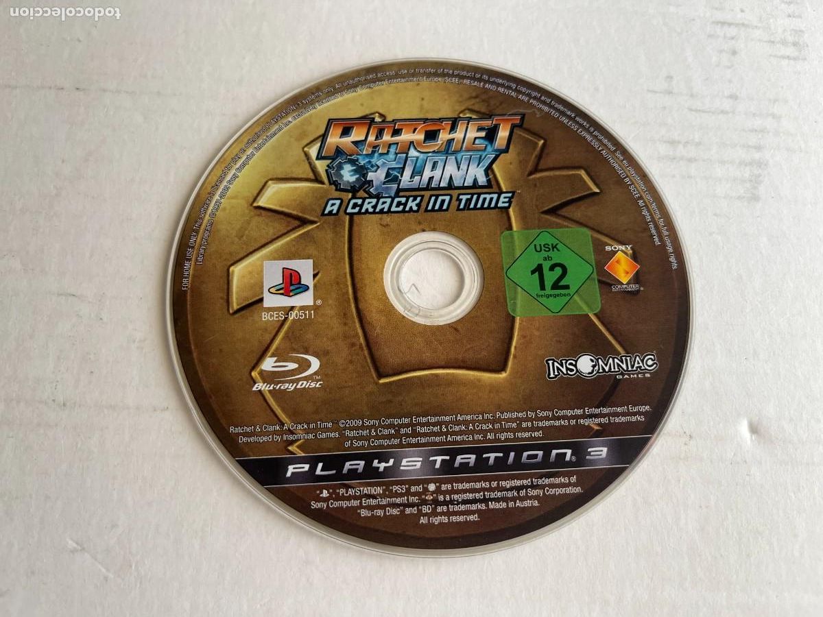 Videojuegos y consolas: RATCHET AND CLANK A CRACK IN TIME - PS3 PLAYSTATION 3 PLAY STATION 3 KREATEN
