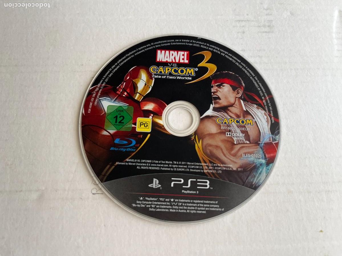 Videojuegos y consolas: MARVEL VS CAPCOM 3 - PS3 PLAYSTATION 3 PLAY STATION 3 KREATEN