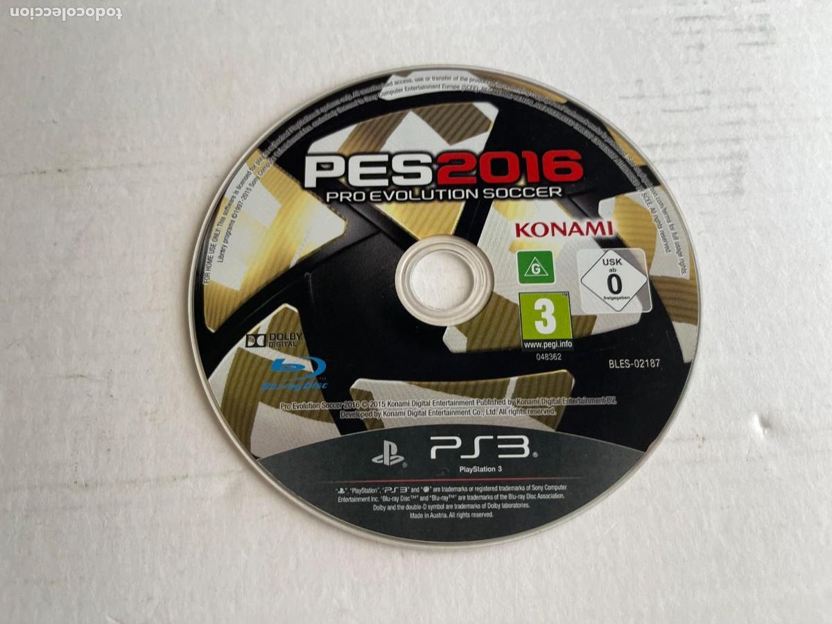 Videojuegos y consolas: PES 2016 PRO EVOLUTION SOCCER 16 - PS3 PLAYSTATION 3 PLAY STATION 3 KREATEN