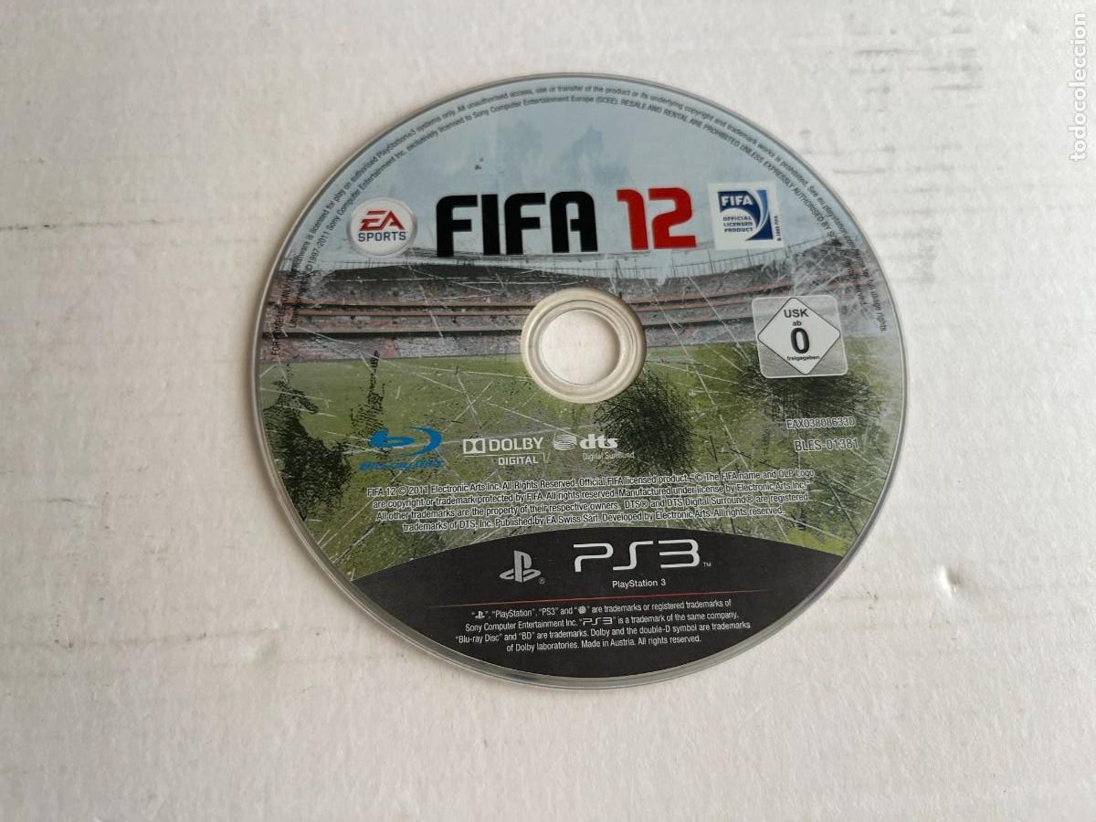 Videojuegos y consolas: FIFA 12 - PS3 PLAYSTATION 3 PLAY STATION 3 KREATEN