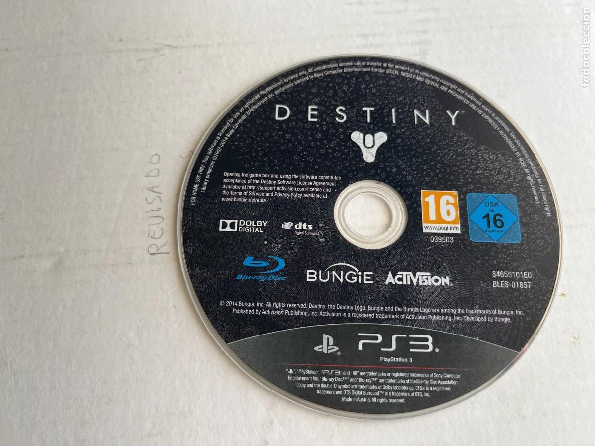 Videojuegos y consolas: DESTINY - PS3 PLAYSTATION 3 PLAY STATION 3 KREATEN
