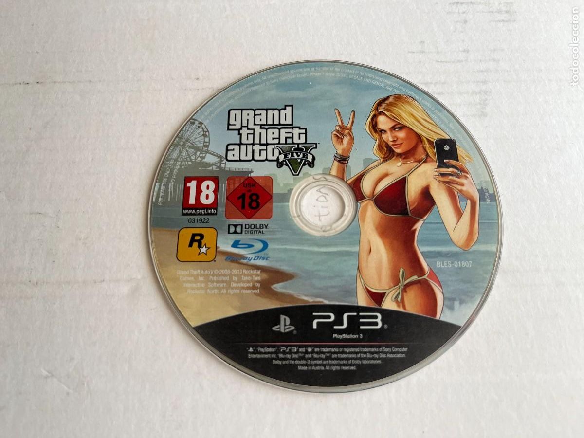 Videojuegos y consolas: GRAND THEFT AUTO FIVE GTA V 5 - PS3 PLAYSTATION 3 PLAY STATION 3 KREATEN