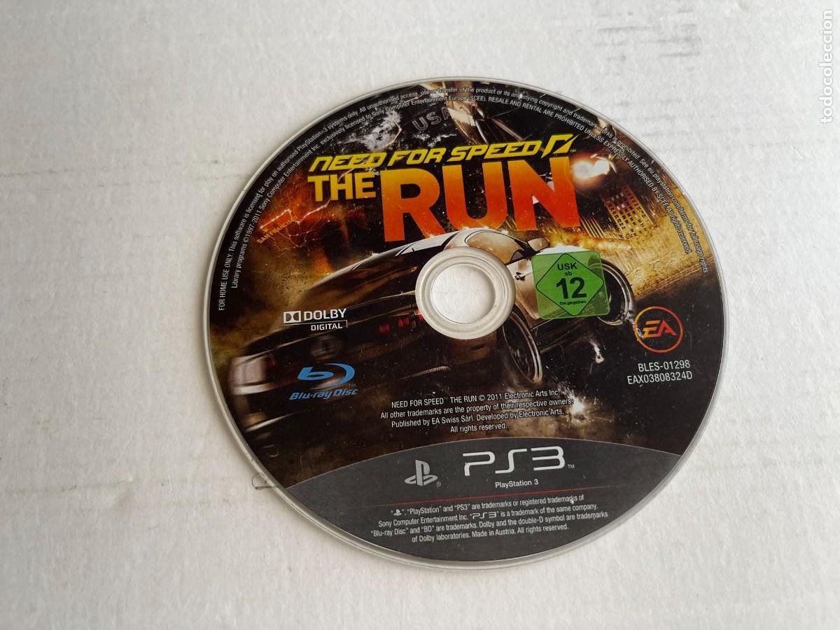 Videojuegos y consolas: NEED FOR SPEED THE RUN - PS3 PLAYSTATION 3 PLAY STATION 3 KREATEN