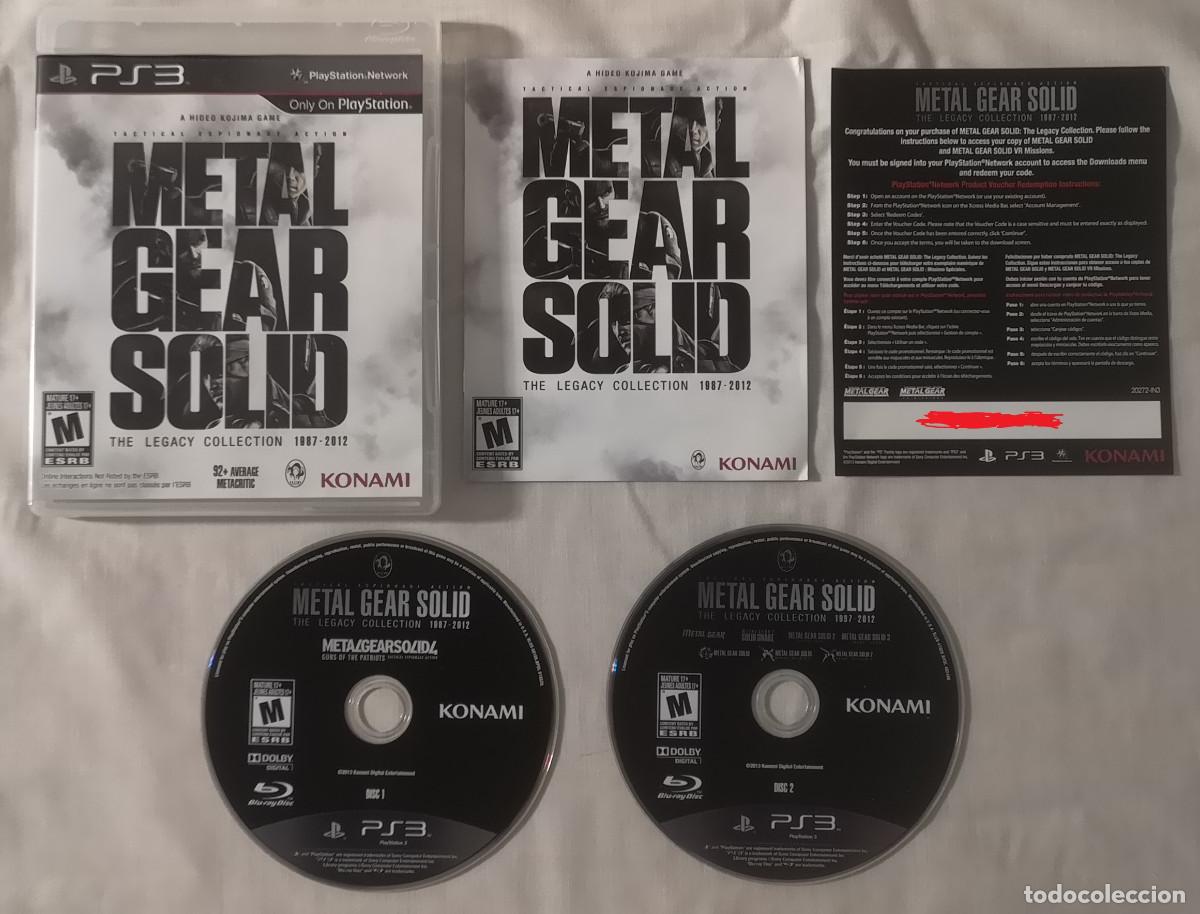 Videojuegos y consolas: PS3 METAL GEAR SOLID THE LEGACY COLLECTION COMPLETO PAL