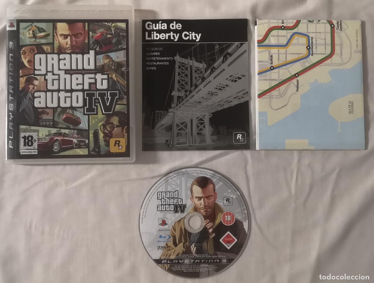 Videojuegos y consolas: PS3 GTA IV COMPLETO PAL ESPA&Ntilde;A