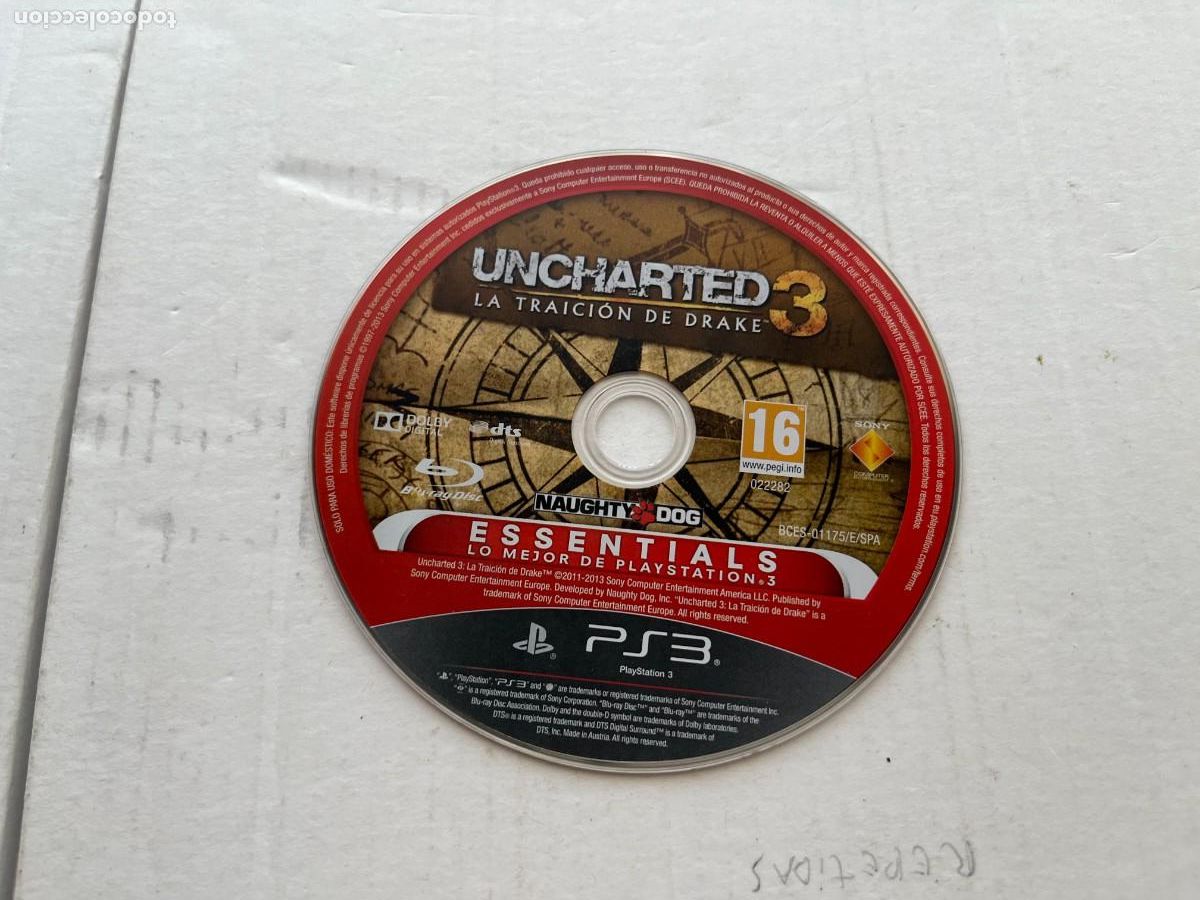 Videojuegos y consolas: UNCHARTED 3 LA TRAICION DE DRAKE - PS3 PLAYSTATION 3 PLAY STATION KREATEN