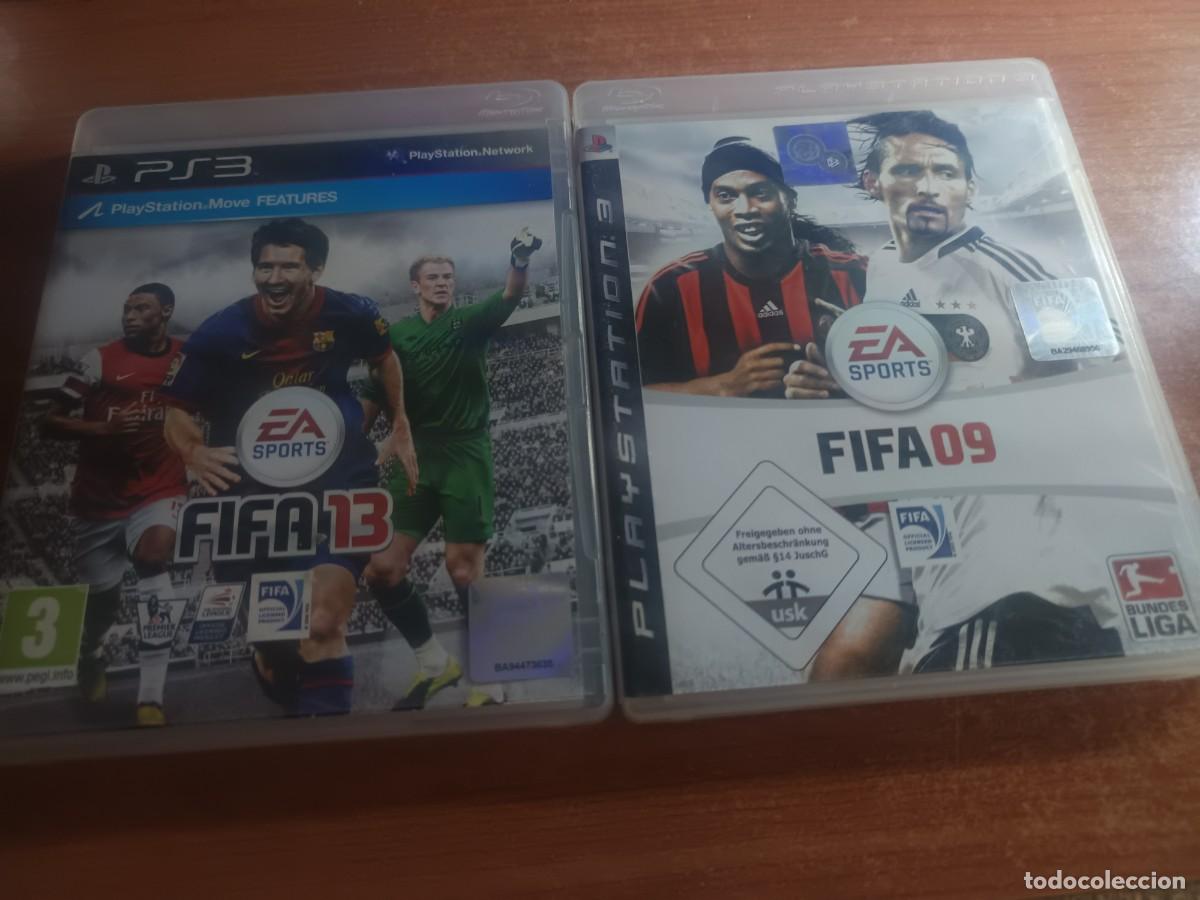 Videojuegos y consolas: Lote FIFA 09 y FIFA 13 y Pess 2008 PS3