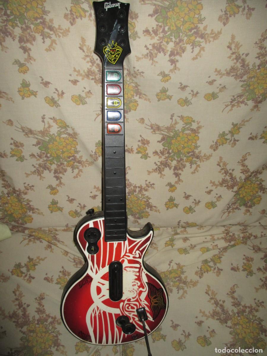 Videojuegos y consolas: 859- Guitarra Guitar Hero PS3 + Conector Original (Muy buen estado)