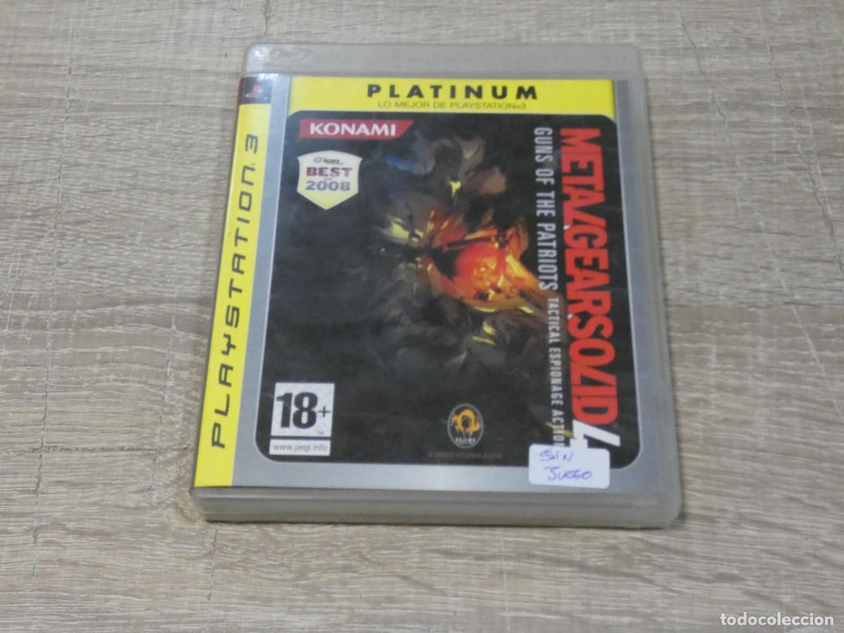Videojuegos y consolas: ARKANSAS1980 VIDEOJUEGOS ps3 platinum caja y manual NO HAY CARTUCHO METAL GEAR SOLID