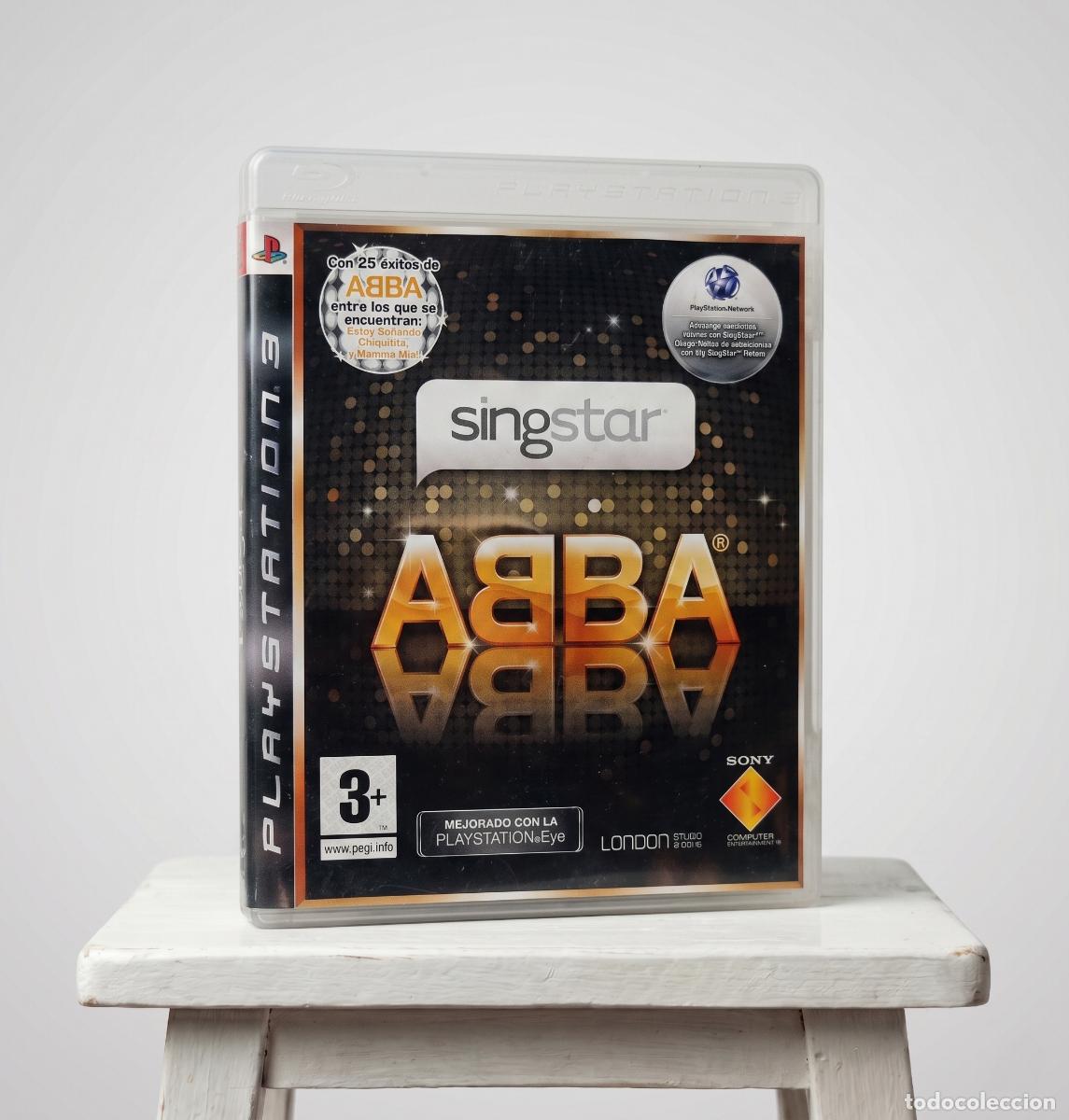 Videojuegos y consolas: Videojuego SingStar ABBA PS3 Sony 2008 (BCES-00423) PAL Espa&ntilde;a