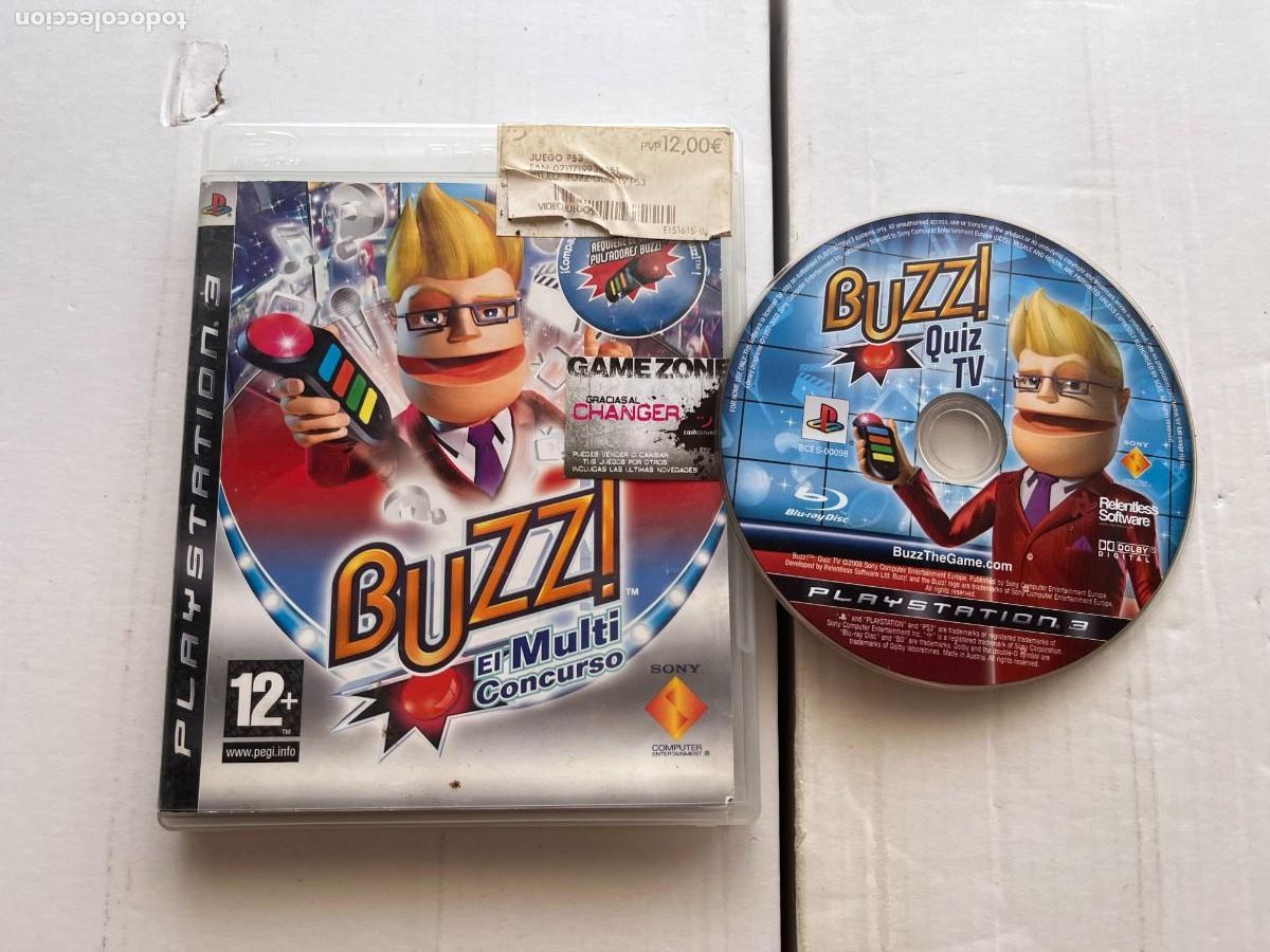 Videojuegos y consolas: BUZZ EL MULTICONCURSO QUIZ TV - PS3 PLAYSTATION 3 PLAY STATION KREATEN