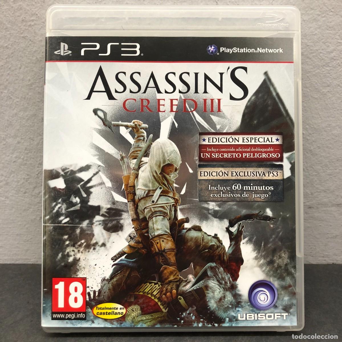 Videojuegos y consolas: ASSASSIN'S CREED III - PLAY STATION 3 - PS3 - +18 - BLES 01667 - VIDEOJUEGO / 1182