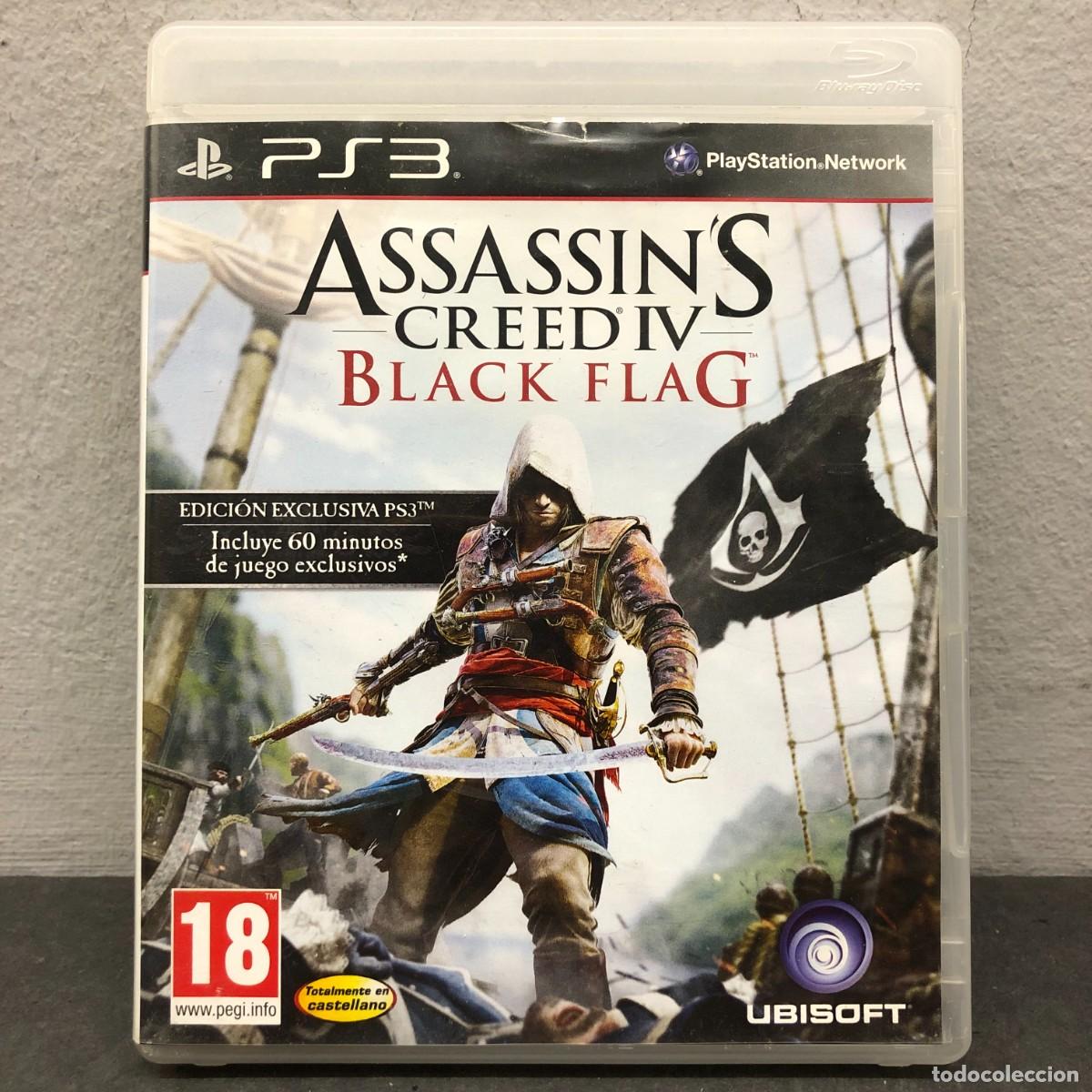 Videojuegos y consolas: ASSASSIN'S CREED IV, BLACK FLAG - PLAY STATION 3 - PS3 - +18 - BLES 01882 - VIDEOJUEGO / 1186