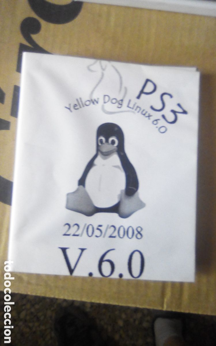 Videojuegos y consolas: Disco PS3. Yellow Dog Linux 6.0. Fecha 22-5-2008. Sin caja, no probado por no disponer de la PS3.