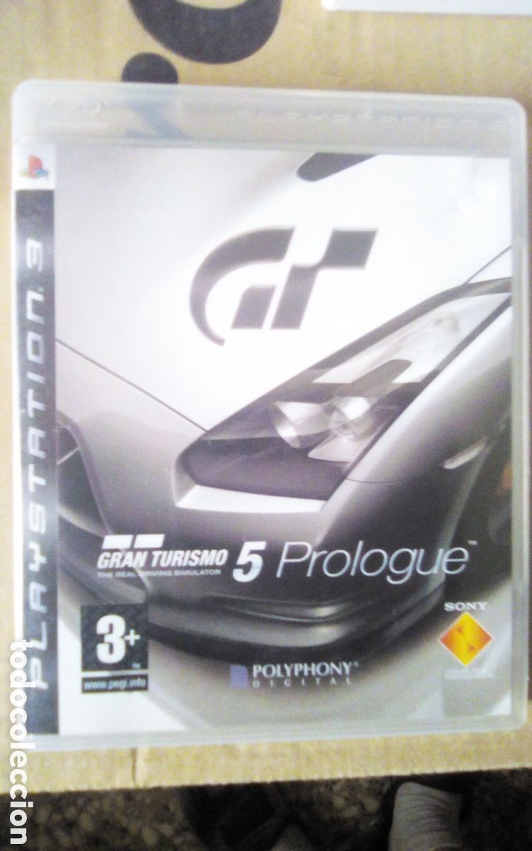Videojuegos y consolas: Caja vac&iacute;a PS3 del juego Gran Turismo 5 Prologue. Con libreto. A&ntilde;o 2008.
