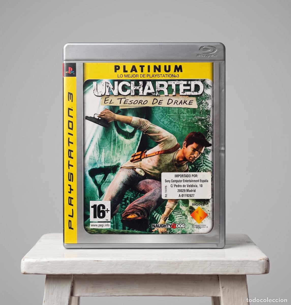 Videojuegos y consolas: Videojuego Uncharted: El Tesoro de Drake PS3 Sony 2007 Platinum