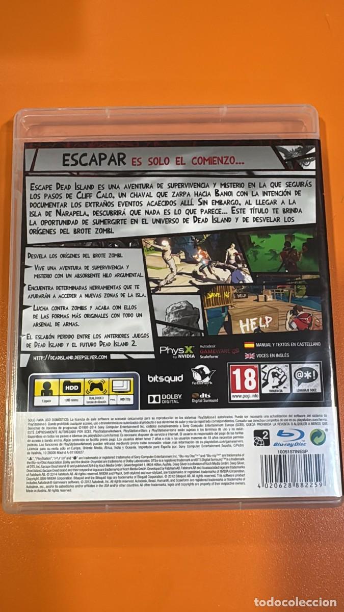 Videojuegos y consolas: Escape Dead Island [PS3] - Foto 2