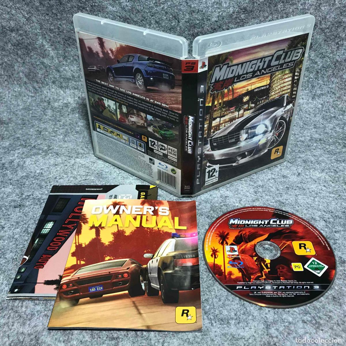 Videojuegos y consolas: MIDNIGHT CLUB LOS ANGELES SONY PLAYSTATION 3 PS3