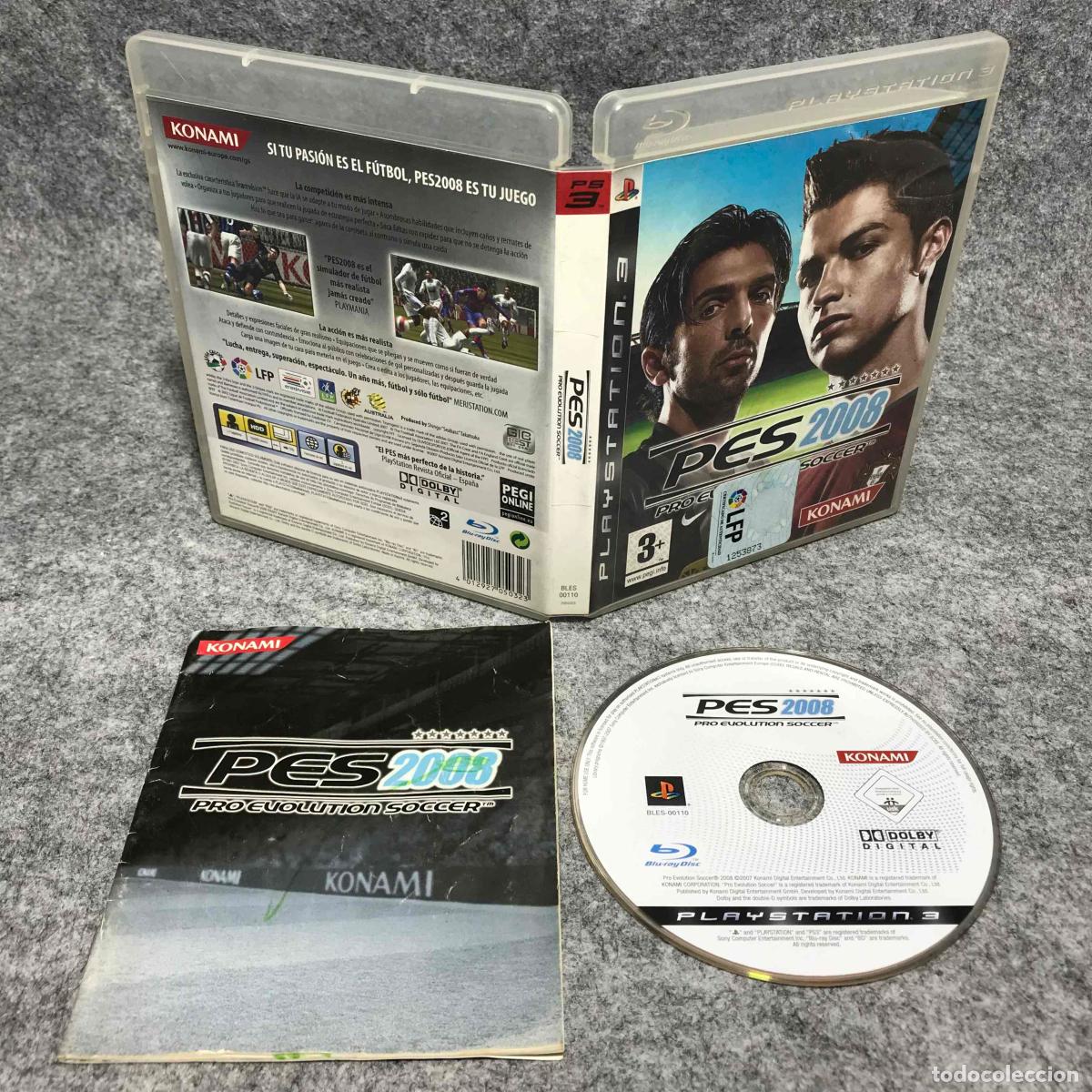 Videojuegos y consolas: PRO EVOLUTION SOCCER 2008 SONY PLAYSTATION 3 PS3