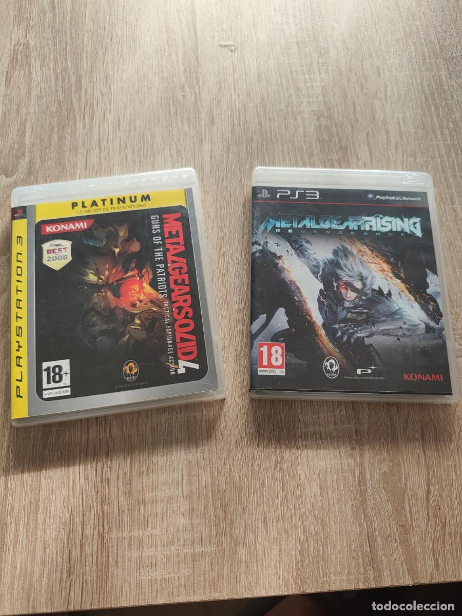 Videojuegos y consolas: Metal Gear Solid 4 y Metal Gear Rising PS3