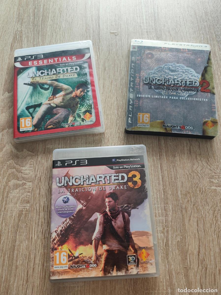 Videojuegos y consolas: Trilogia Uncharted PS3 - Foto 1