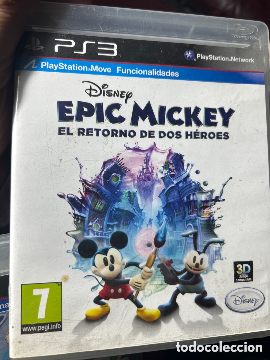 Videojuegos y consolas: Epic mickey. El retorno de dos h&eacute;roes. Ps3