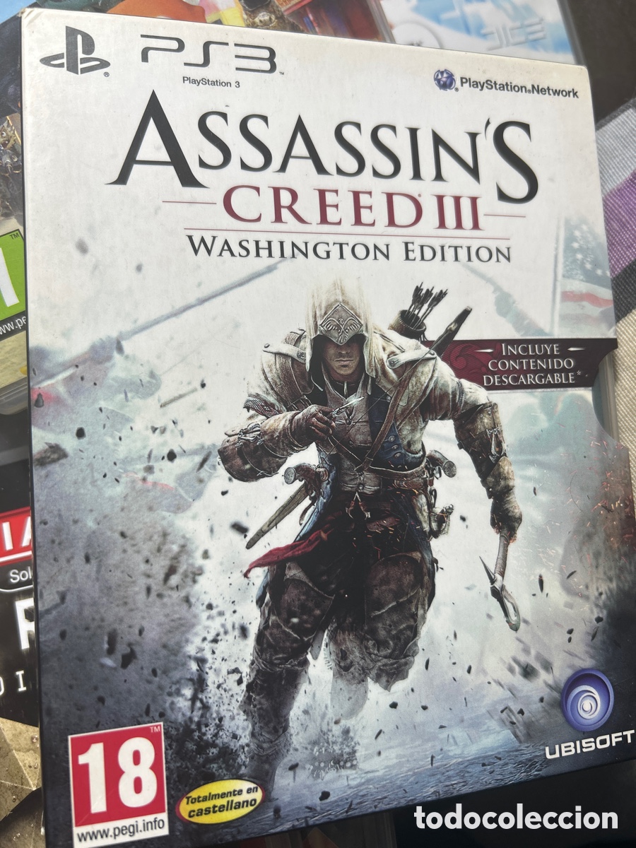 Videojuegos y consolas: Assassins creed 3. Washington edition. Ps3