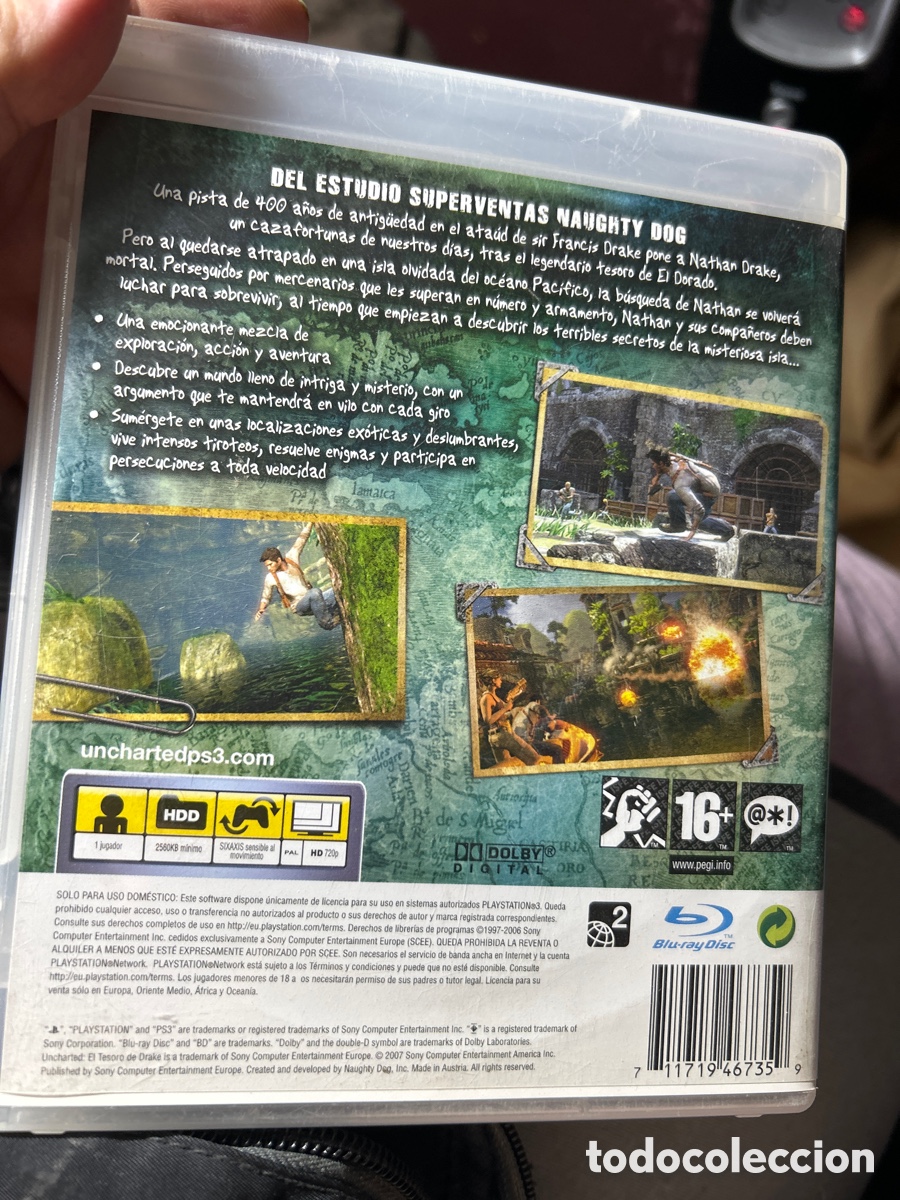 Videojuegos y consolas: Uncharted. El tesoro de drake. Ps3 - Foto 2