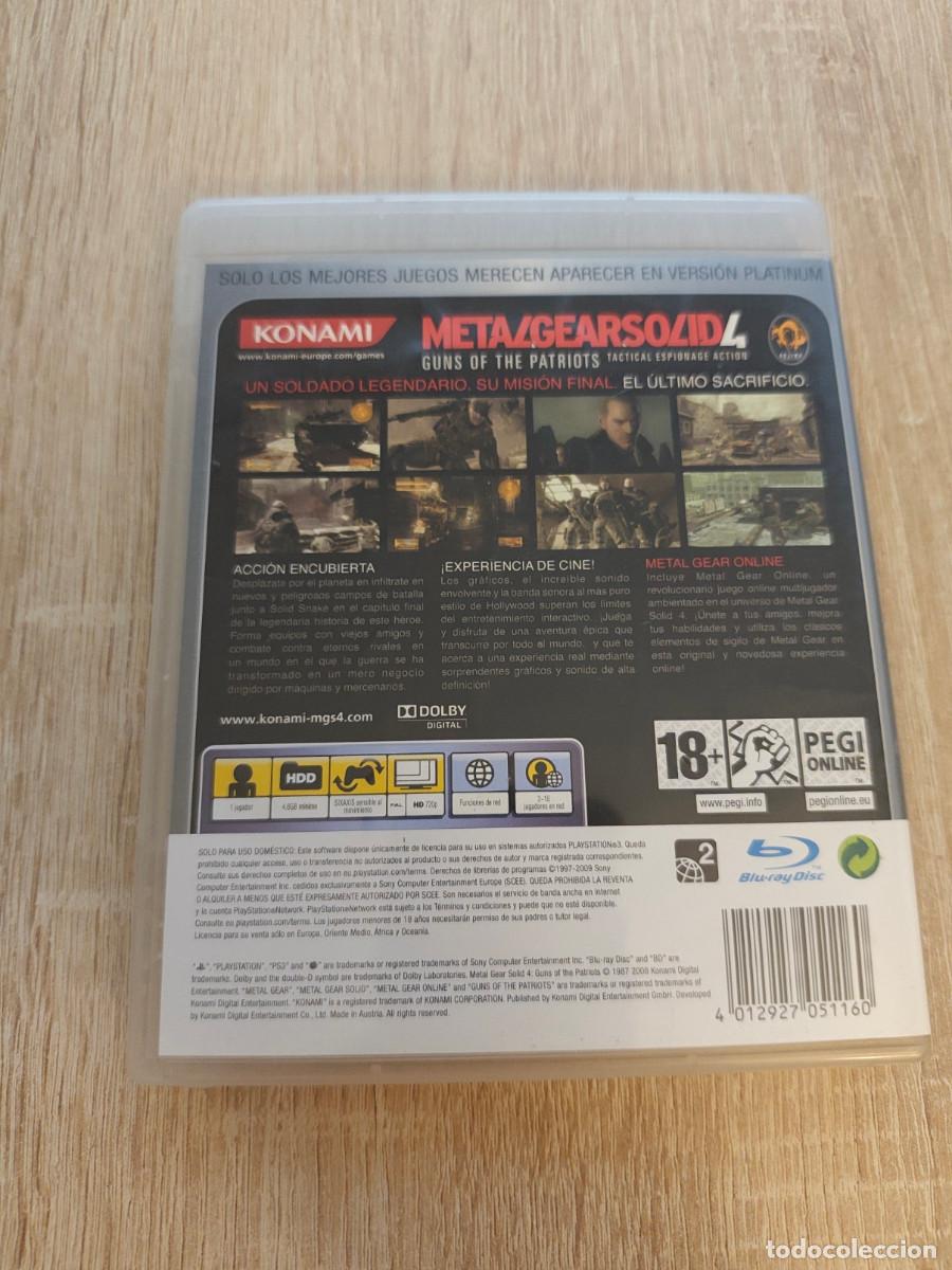 Videojuegos y consolas: Metal Gear Solid 4 PS3 - Foto 3