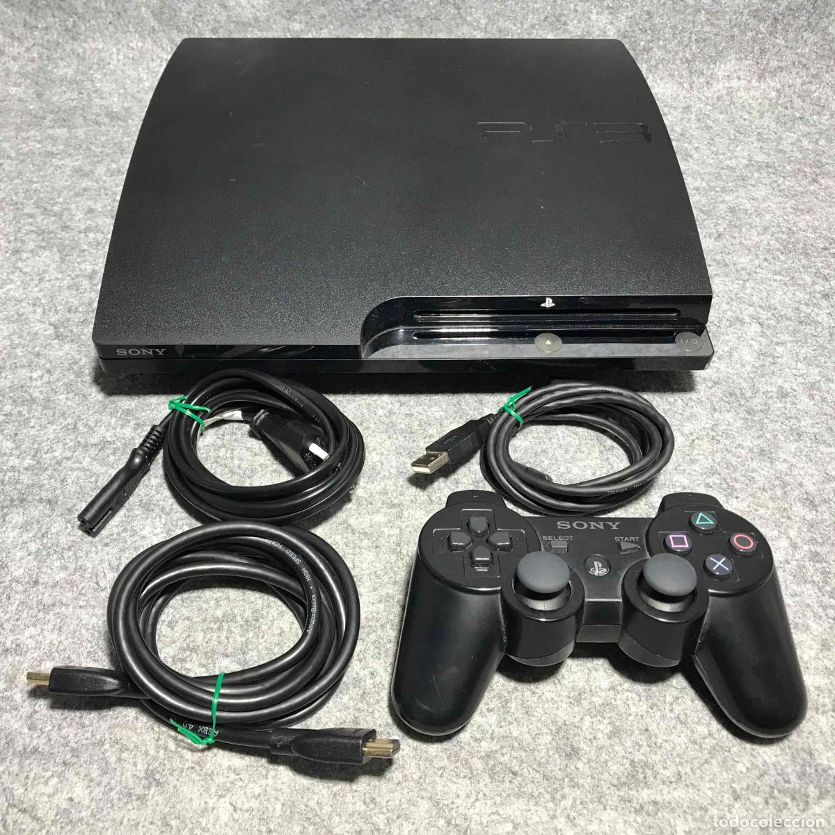 Videojuegos y consolas: CONSOLA SONY PLAYSTATION 3 SLIM 160GB+DUALSHOCK 3+USB+HDMI+AC PS3