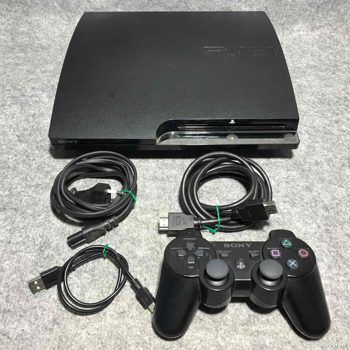 Videojuegos y consolas: CONSOLA SONY PLAYSTATION 3 SLIM 320GB+SIXAXIS+USB+HDMI+AC PS3
