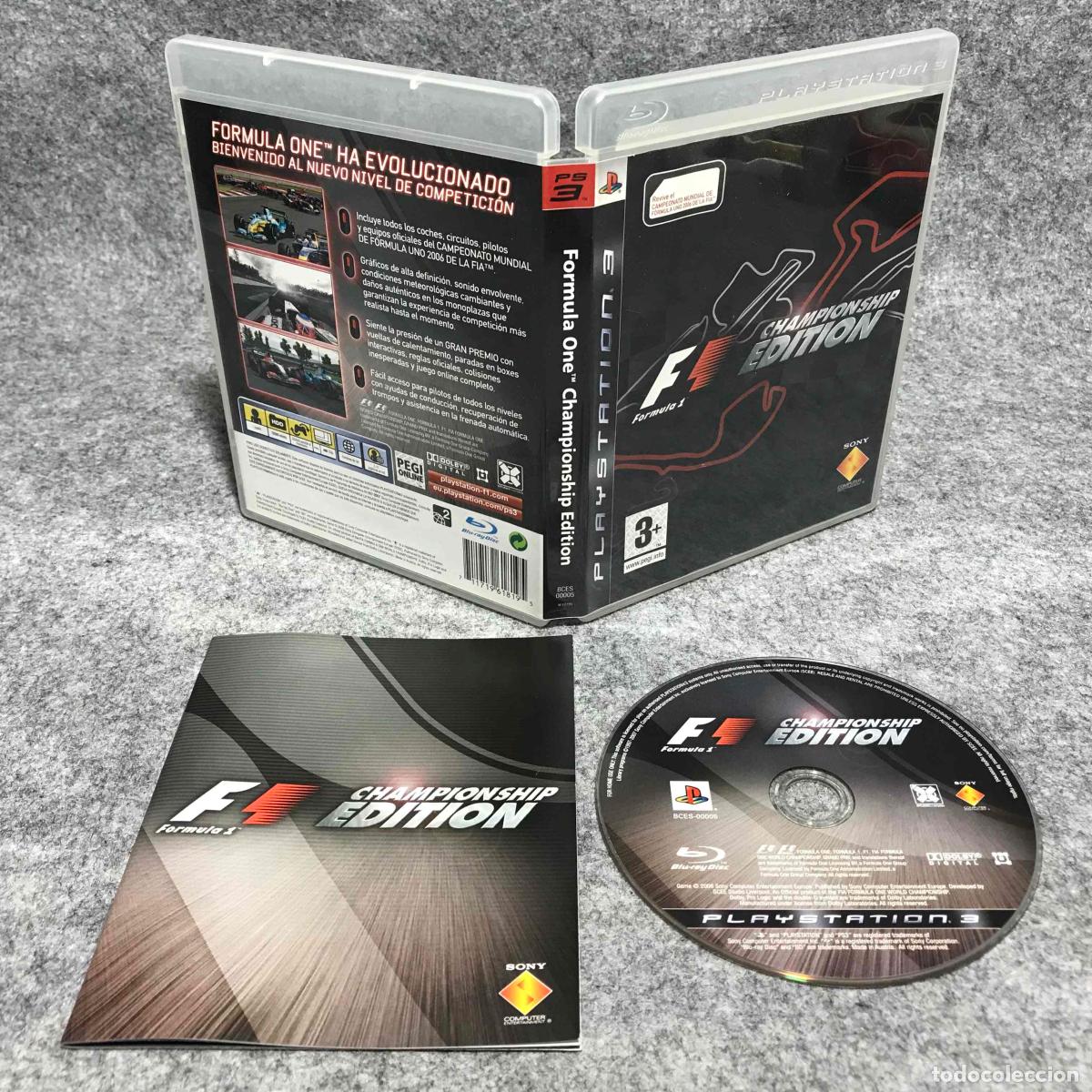 Videojuegos y consolas: FORMULA ONE CHAMPIONSHIP EDITION SONY PLAYSTATION 3 PS3