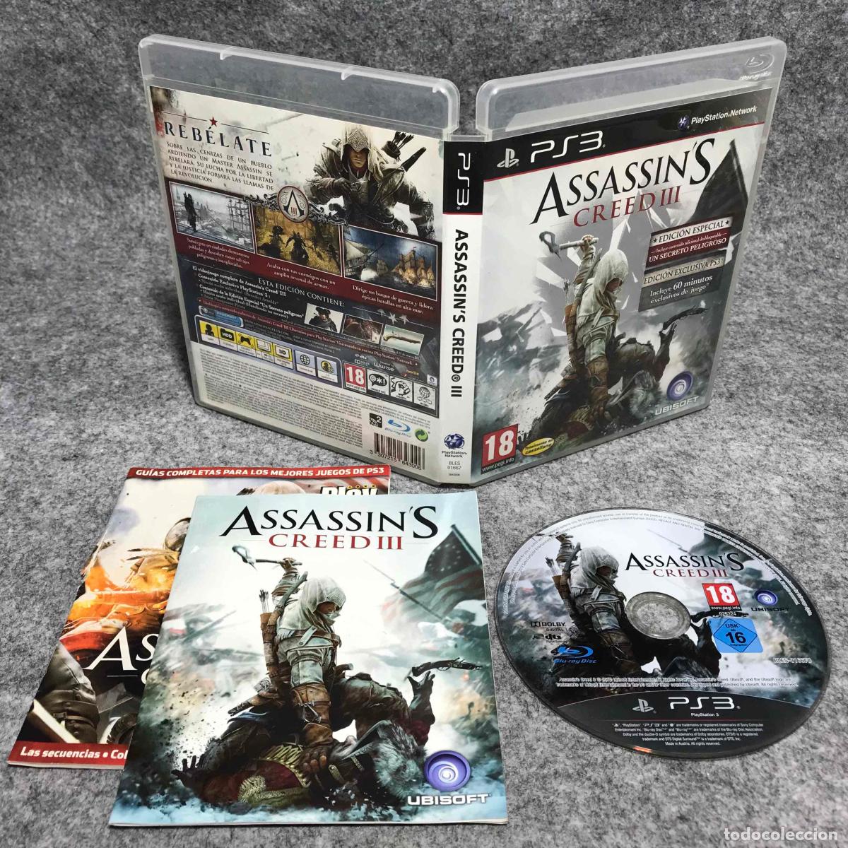 Videojuegos y consolas: ASSASSINS CREED III SONY PLAYSTATION 3 PS3