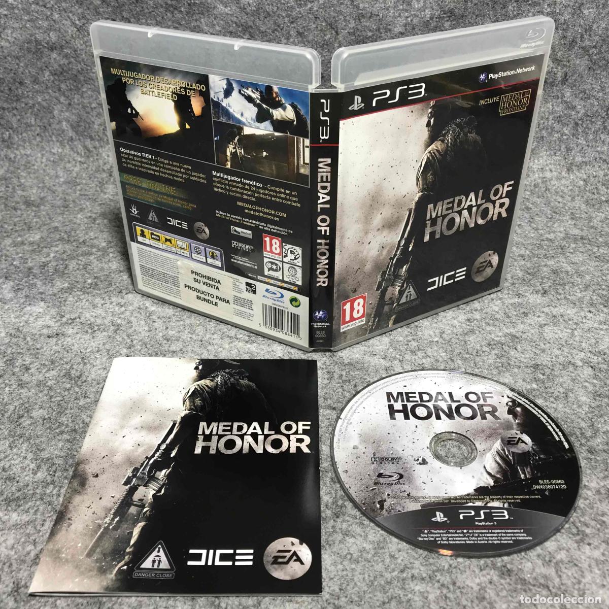 Videojuegos y consolas: MEDAL OF HONOR SONY PLAYSTATION 3 PS3