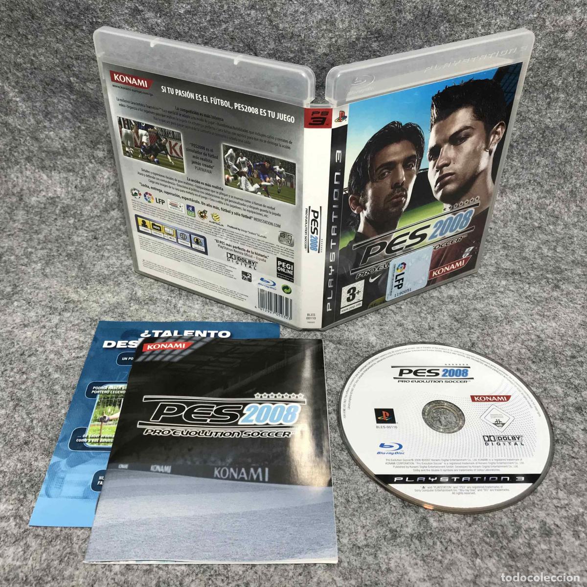 Videojuegos y consolas: PRO EVOLUTION SOCCER 2008 SONY PLAYSTATION 3 PS3