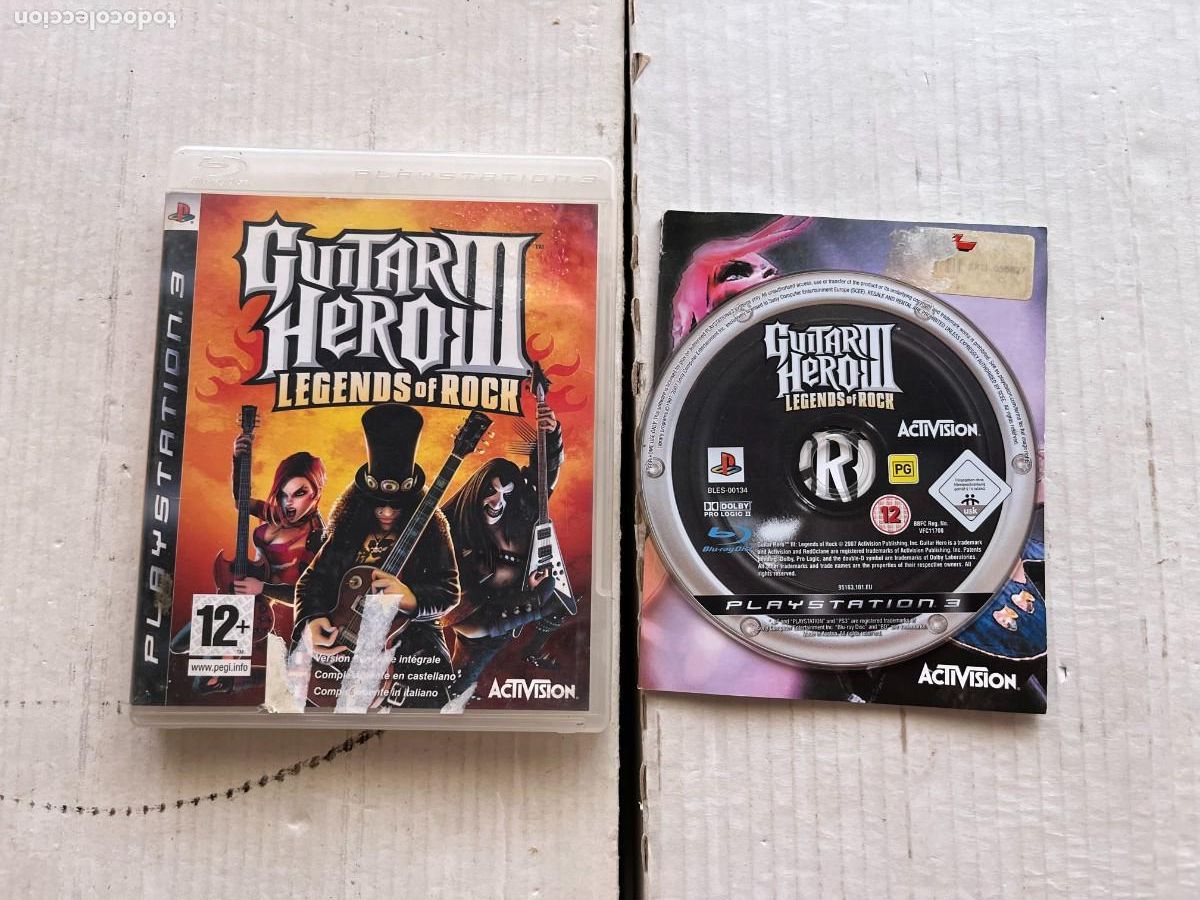 Videojuegos y consolas: GUITAR HERO III LEGENDS OF ROCK - PLAYSTATION 3 PLAY STATION KREATEN