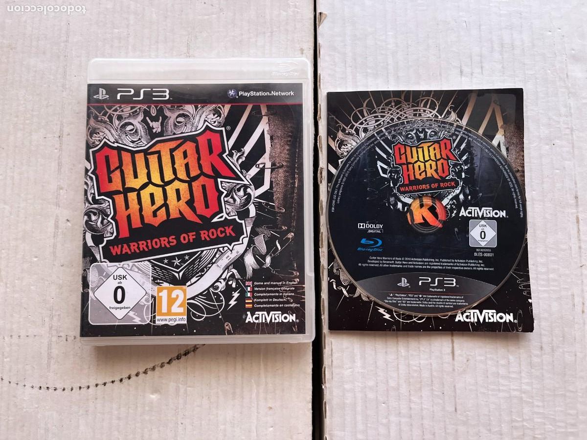 Videojuegos y consolas: GUITAR HERO WARRIORS OF ROCK - PLAYSTATION 3 PLAY STATION KREATEN