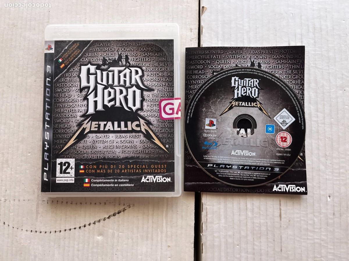 Videojuegos y consolas: GUITAR HERO METALLICA GUITARHERO - PLAYSTATION 3 PLAY STATION KREATEN