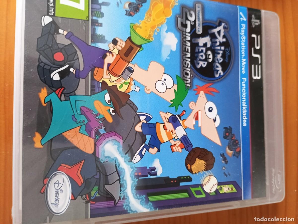 Videojuegos y consolas: PHINEAS Y FERB A TRAVES DE LA 2&ordf; DIMENSION - PS3 PLAYSTATION 3