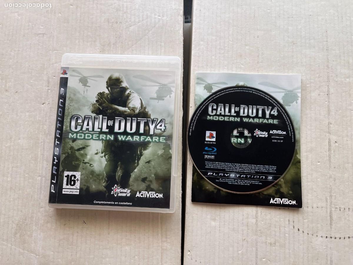 Videojuegos y consolas: CALL OF DUTY 4 MODERN WARFARE - PS3 PLAYSTATION 3 PLAY STATION KREATEN