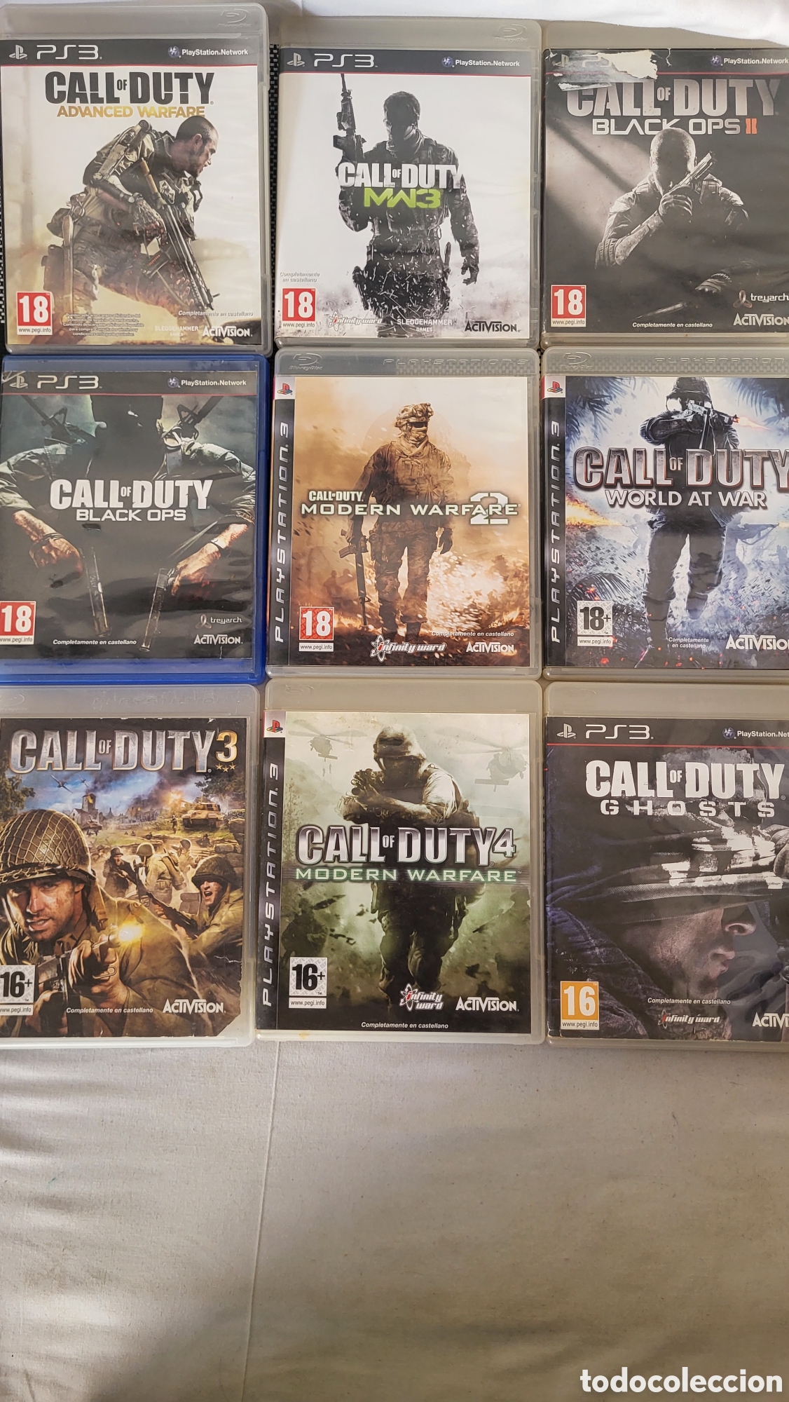 Videojuegos y consolas: Lote juegos Ps3 Call of Duty