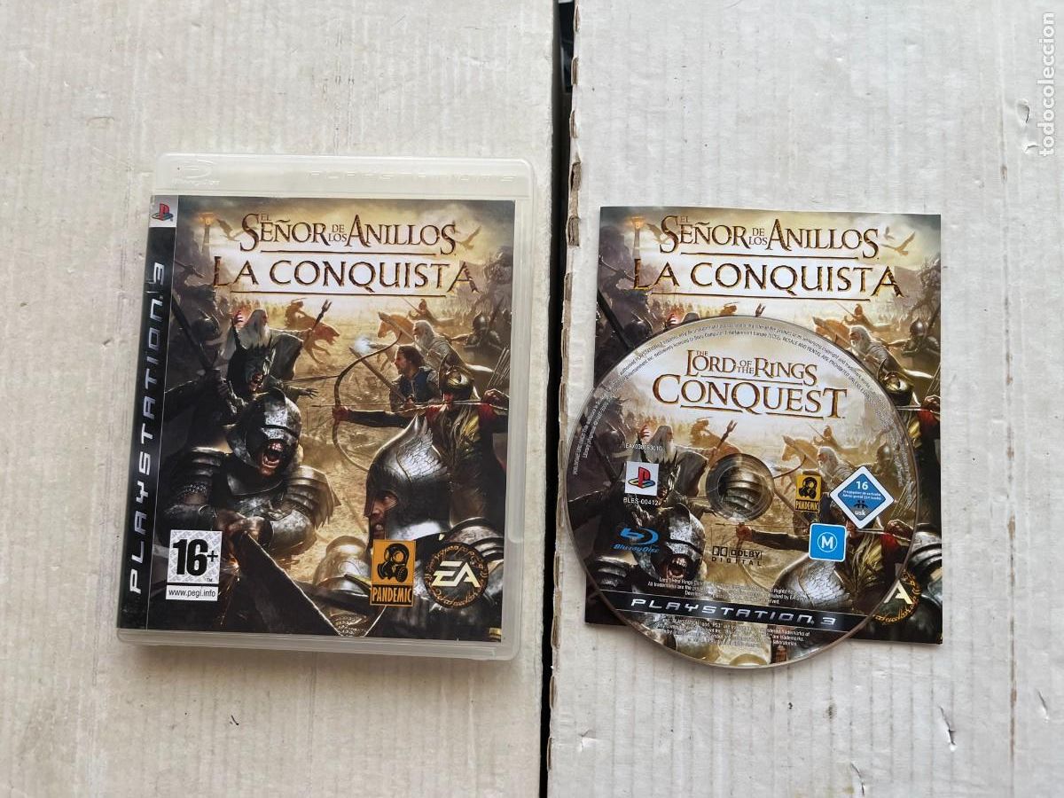Video Games and Consoles: EL SE&Ntilde;OR DE LOS ANILLOS LA CONQUISTA LORD OF THE RINGS CONQUEST PS3 3 PLAY STATION KREATEN