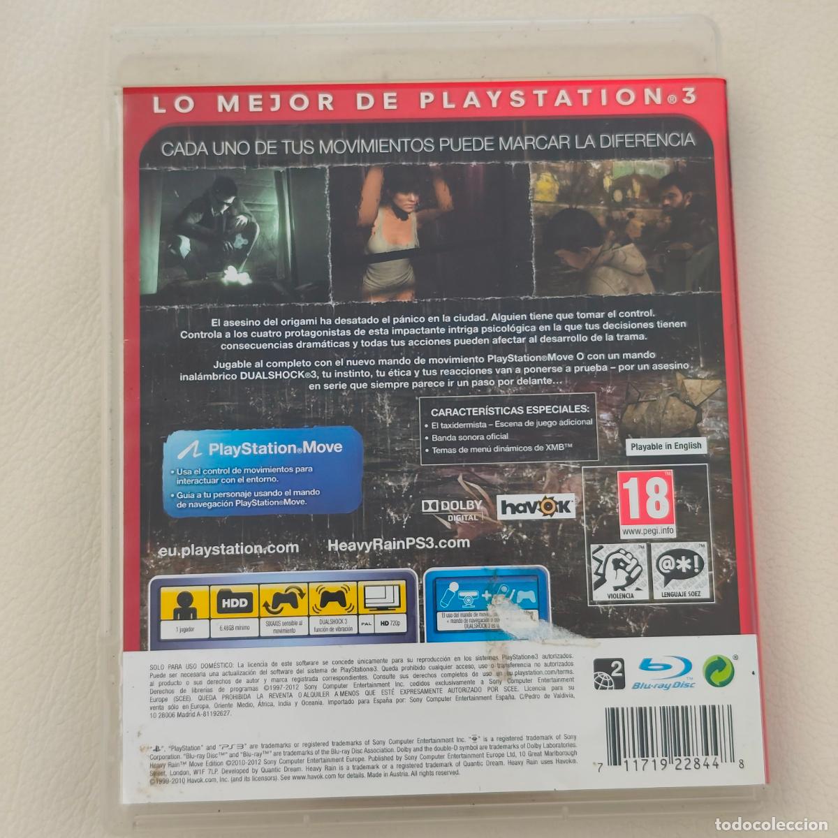 Videojuegos y consolas: Heavy Rain Move Edition Essentials [PS3] - Foto 2