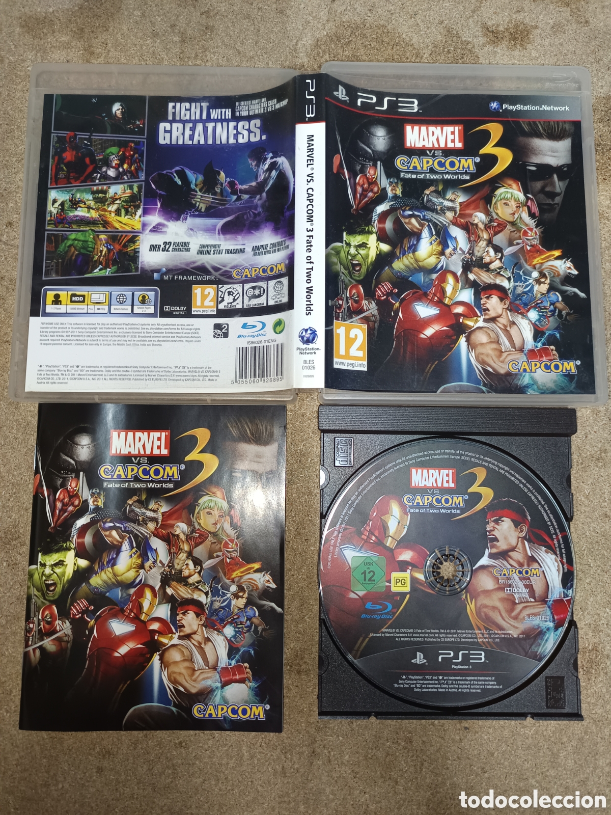 Videojuegos y consolas: PS3 MARVEL VS CAPCOM 3 PAL UK COMPLETO